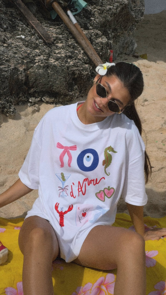 D'Amore Oversized Tee - Kiwi & Co