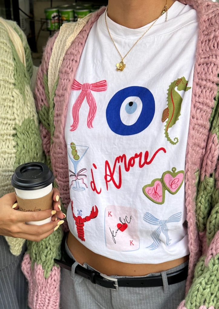 D'Amore Oversized Tee - Kiwi & Co