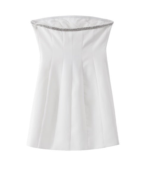 Dance Til Dawn Dress in White - Kiwi & Co