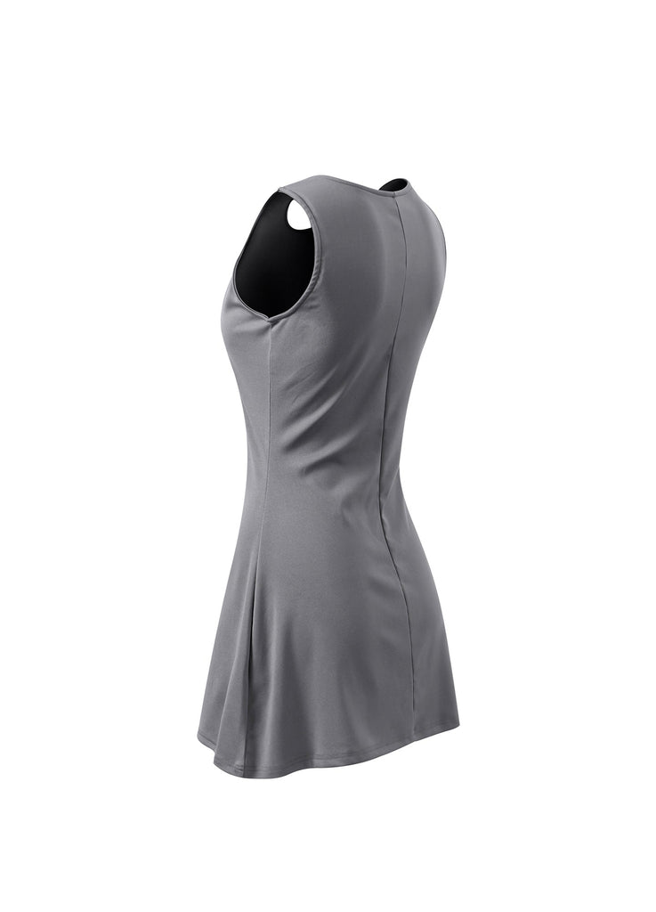 Doll Mini Dress Grey - Kiwi & Co