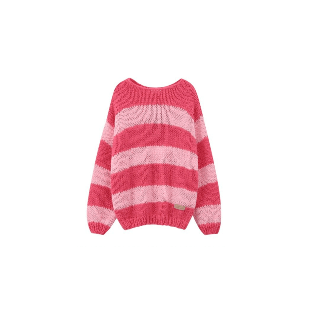Double Pink Forget Me Not Jumper - Kiwi & Co
