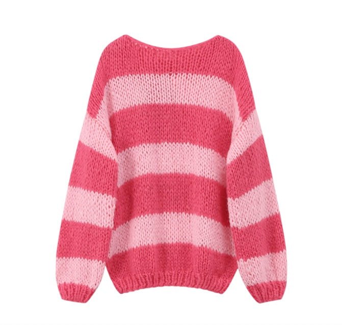 Forget Me Not Jumper in Double Pinks - Kiwi & Co