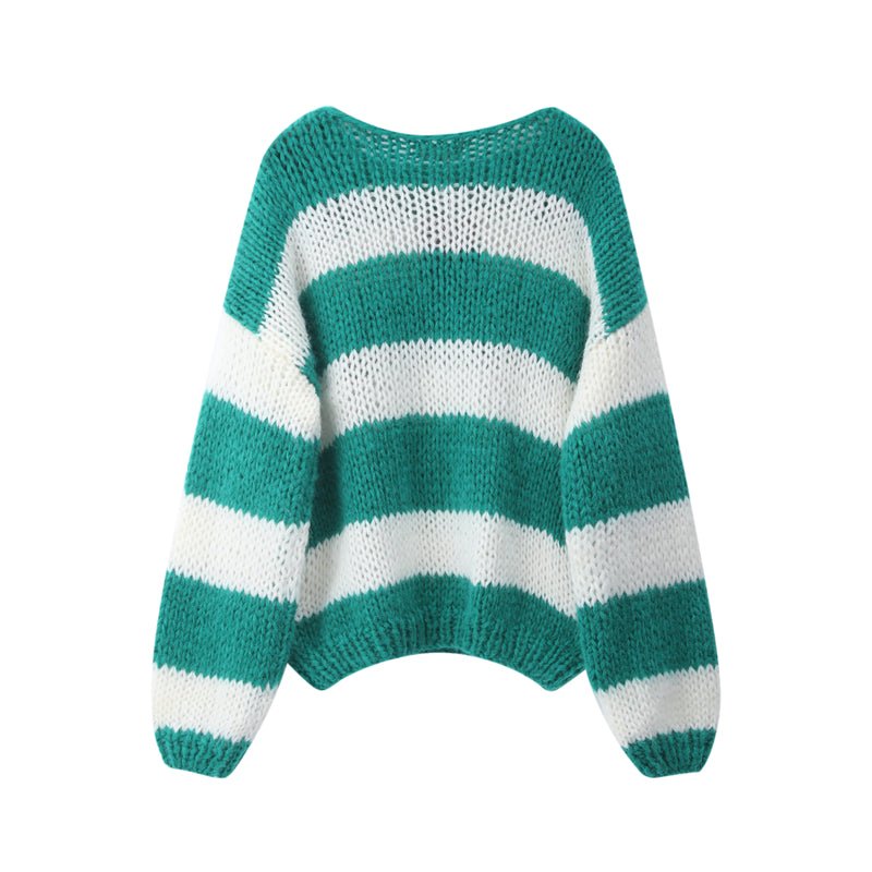 Forget Me Not Jumper in Green - Kiwi & Co