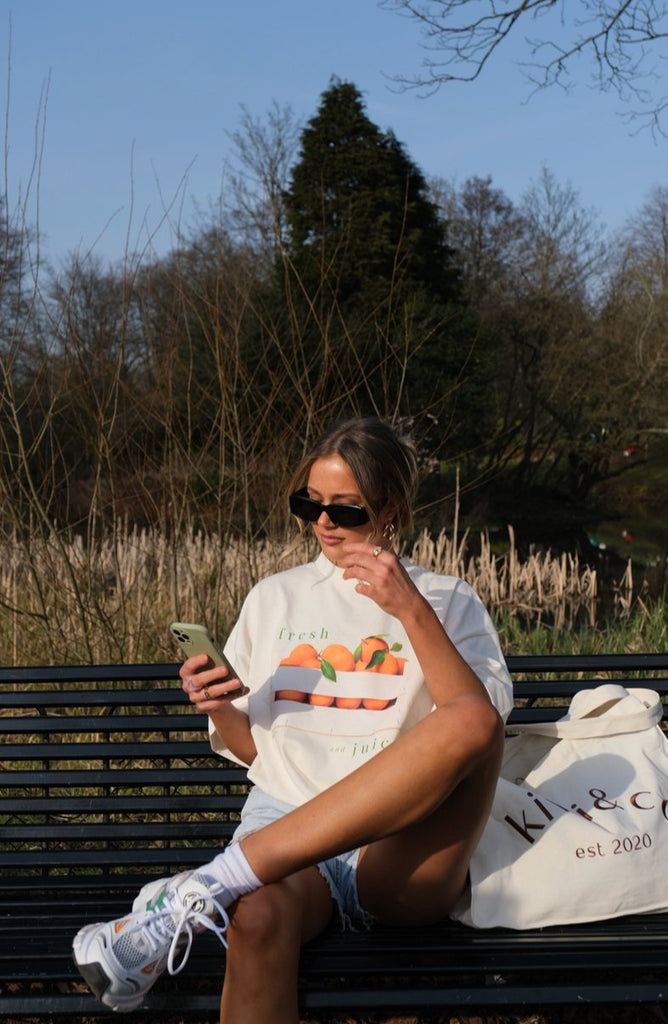 Fresh & Fruity Oversized Tee - Kiwi & Co