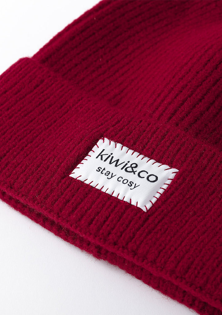 Frosted Cherry Beanie Hat - Kiwi & Co