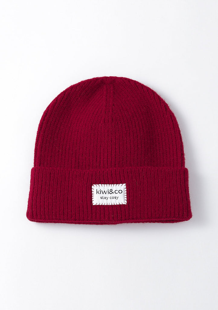 Frosted Cherry Beanie Hat - Kiwi & Co