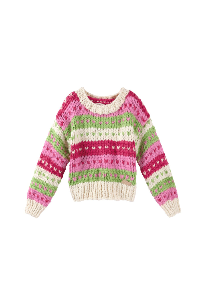 Ginger Bread Fairisle Jumper - Kiwi & Co