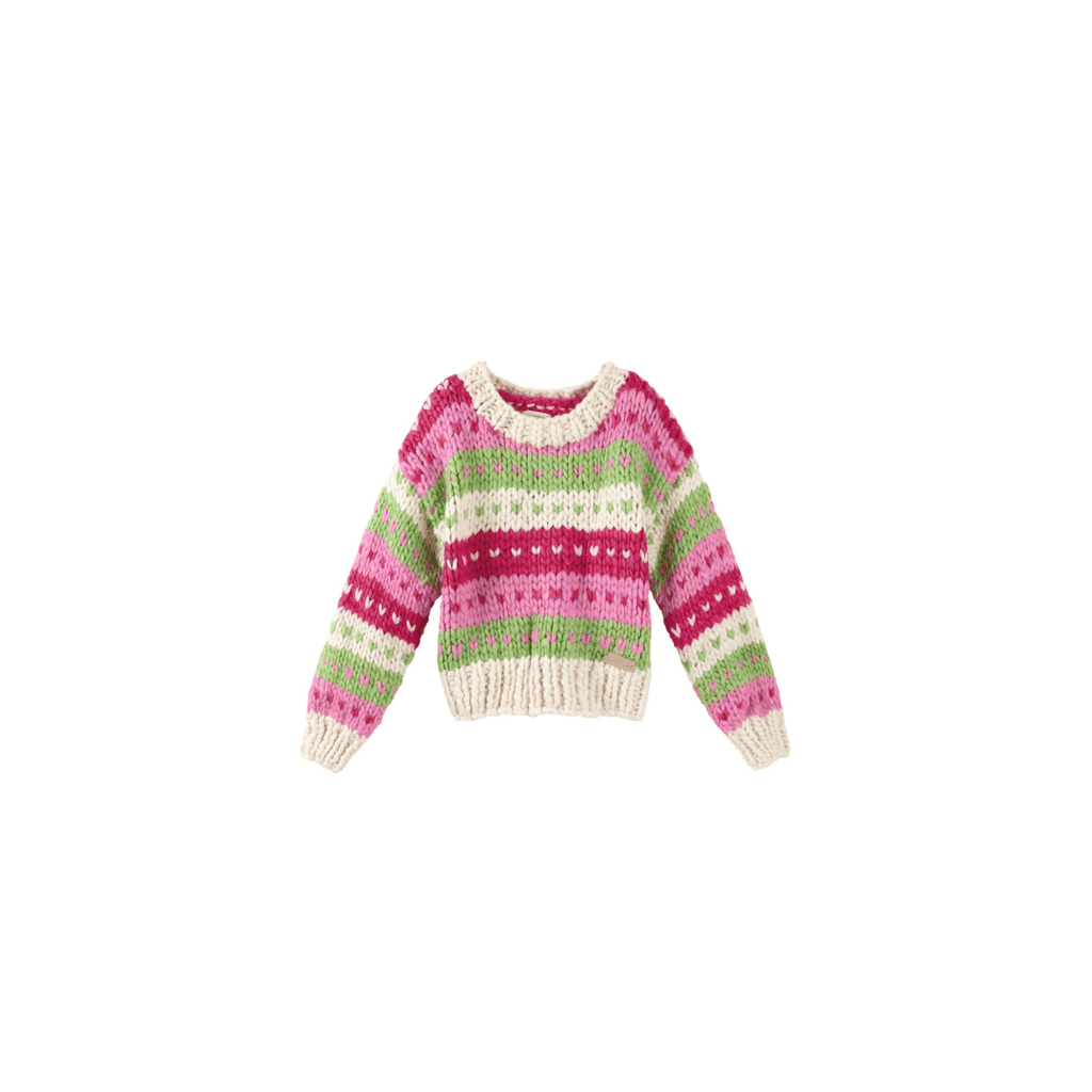 Ginger Bread Fairisle Jumper - Kiwi & Co