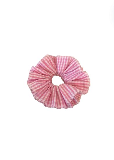 Gingham Spring Fling Scrunchie - Kiwi & Co