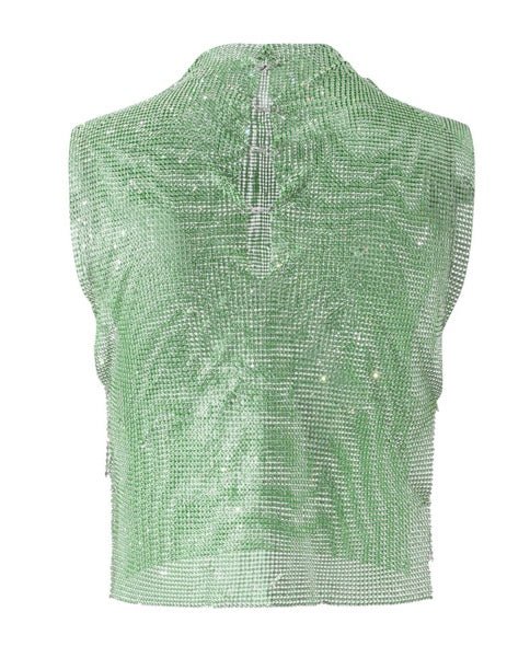 Glitter and Groove Top in Green - Kiwi & Co