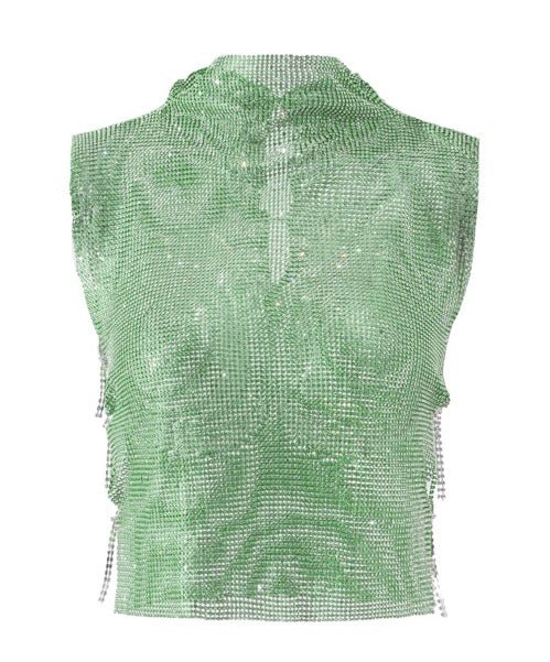 Glitter and Groove Top in Green - Kiwi & Co