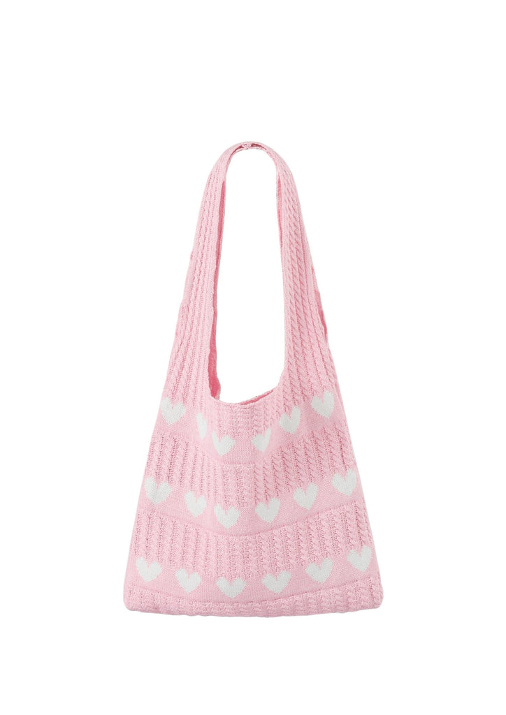 Honey Heart Knitted Bag - Kiwi & Co