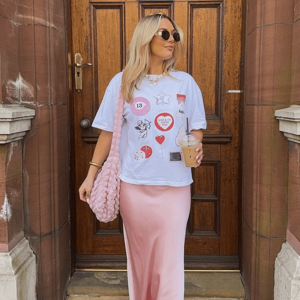 "Kiwi Loves You" Oversized Tee - Kiwi & Co