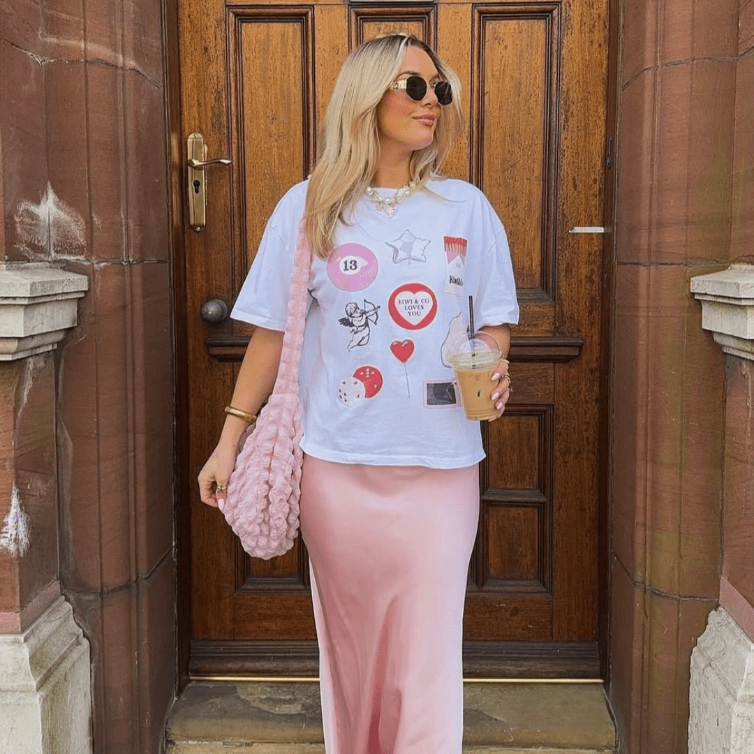 "Kiwi Loves You" Oversized Tee - Kiwi & Co