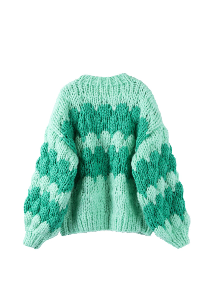 Mint Gelato Hugs & Kisses Cardigan - Kiwi & Co
