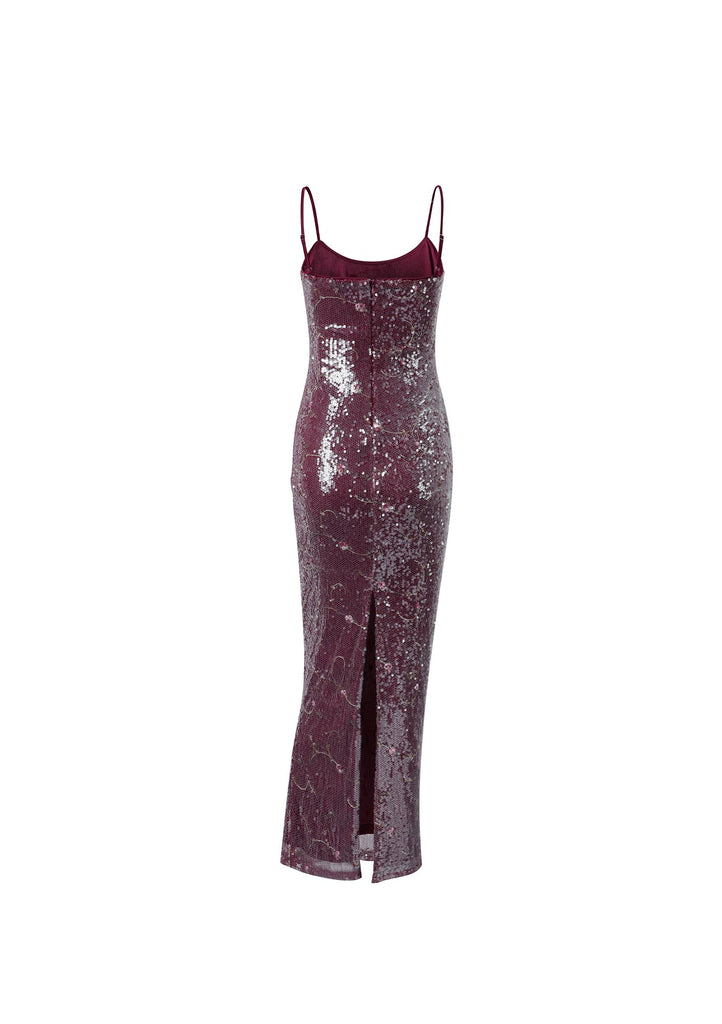 No.6: The Burgundy Maxi Dress - Kiwi & Co