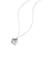Pansy Petal Silver Necklace - Kiwi & Co