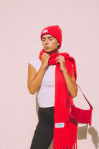 Poppy Red Beanie Hat - Kiwi & Co