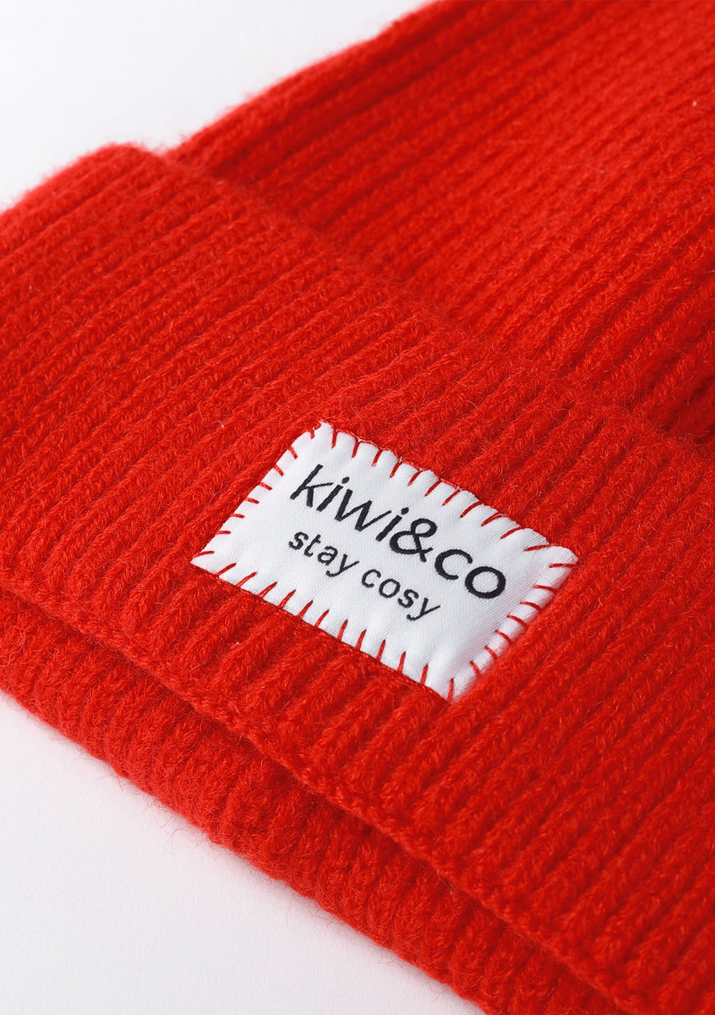 Poppy Red Beanie Hat - Kiwi & Co