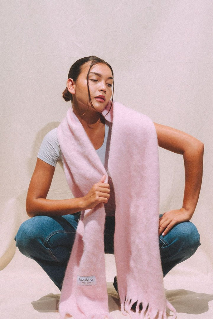 Soft Blush Scarf - Kiwi & Co