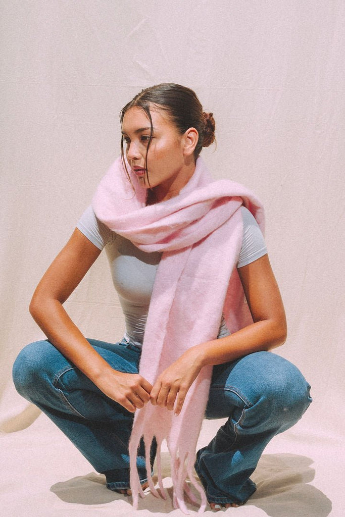 Soft Blush Scarf - Kiwi & Co