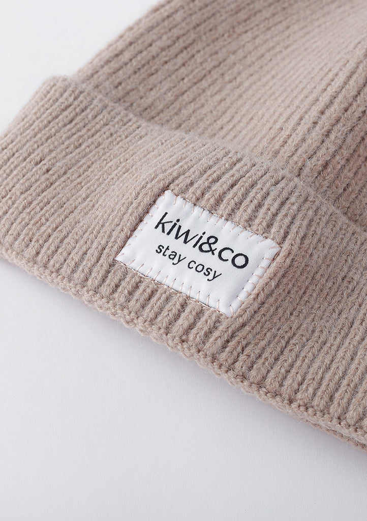 Spiced Latte Beanie Hat - Kiwi & Co