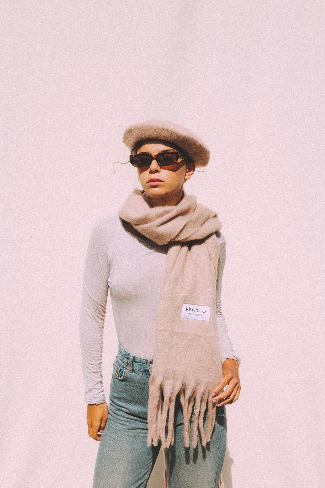 Spiced Latte Beret - Kiwi & Co