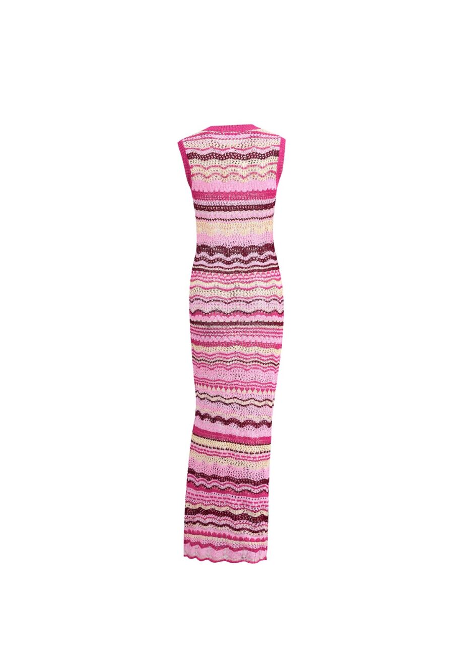 Coming Soon Berry Walking On Sunshine Maxi Dress