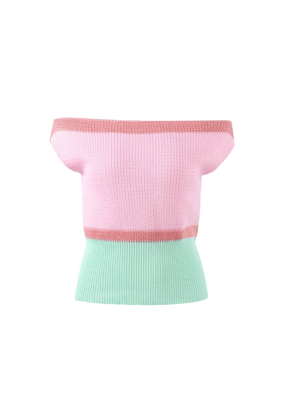 Coming Soon Sorbet Off-The-Shoulder Top