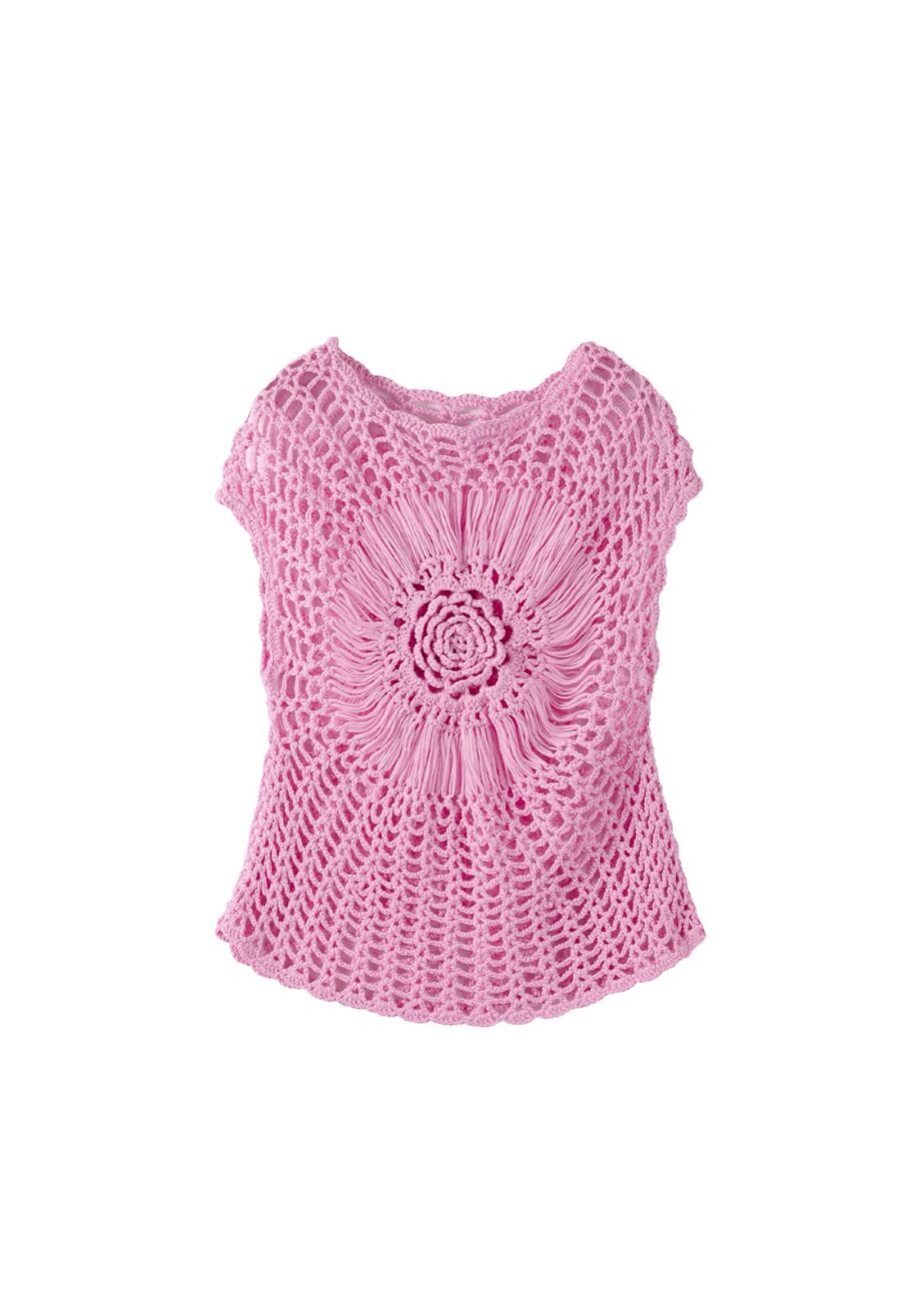 Coming Soon Piggy Cora Crochet Top