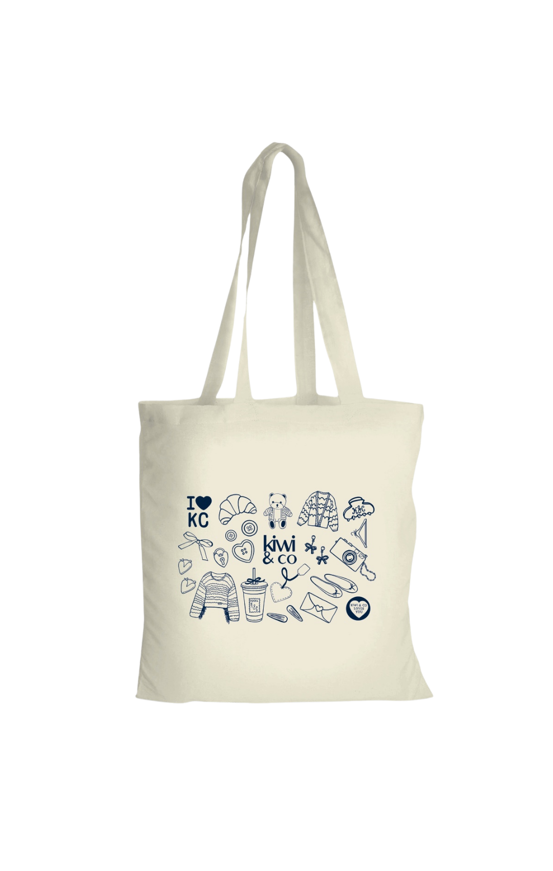 Kiwi Sketch Tote Bag